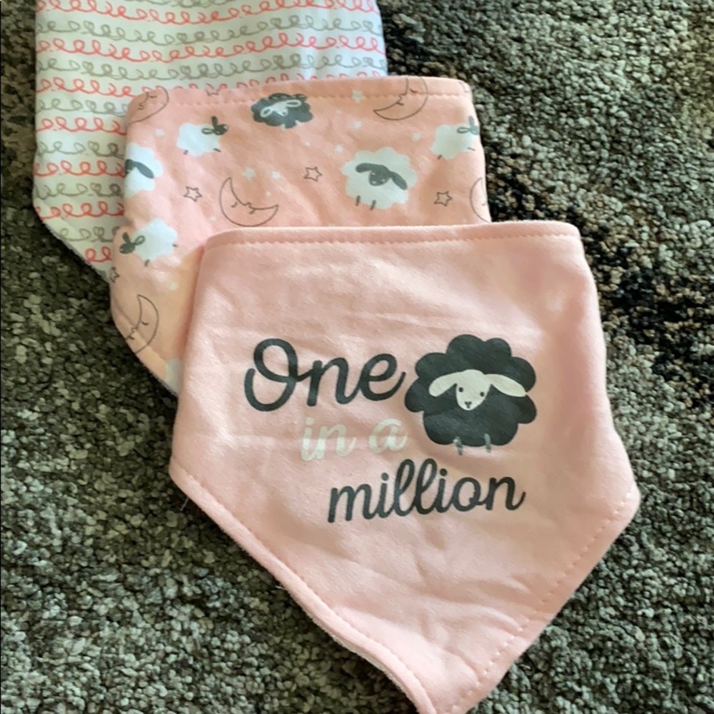 Baby girl bibs